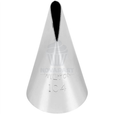 WILTON BOQUILLA DECORACION ACERO NUM. "104" PETALO