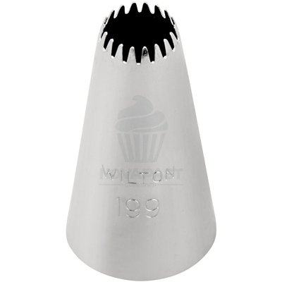 WILTON BOQUILLA DECORACION ACERO NUM. "199" RIZO