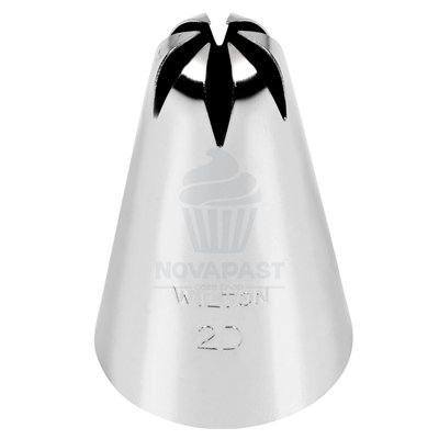 WILTON BOQUILLA DECORACION ACERO NUM. "2D" FLOR