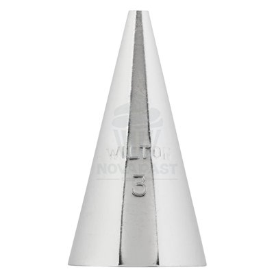 WILTON BOQUILLA DECORACION ACERO NUM. "3" REDOND