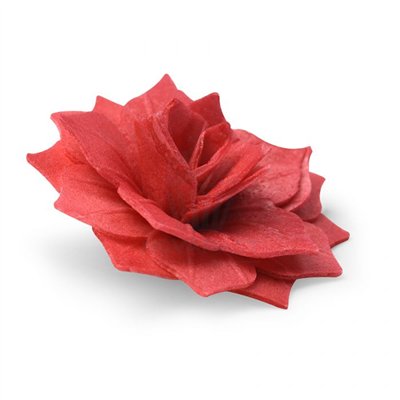 MODECOR SET DE 15 FLORES ROJAS OBLEA 4CM DECORAT.
