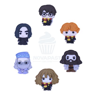 PME SET 6 TOPPERS AZUCAR COMESTIBLES HARRY POTTER