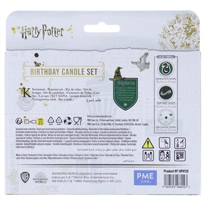 PME SET 7 VELAS HARRY POTTER SLYTHERIN 7CM
