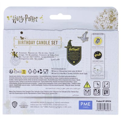 PME SET 7 VELAS HARRY POTTER HUFFLEPUFF 7CM