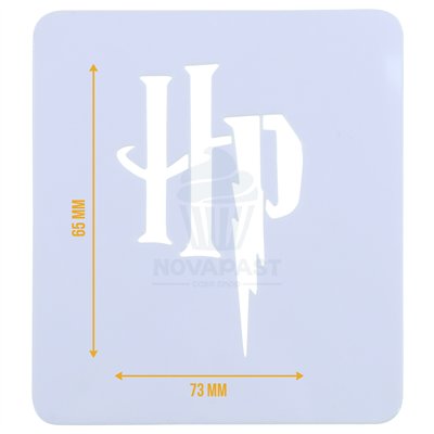 PME PLANTILLA STENCIL LOGO HARRY POTTER 65X40MM