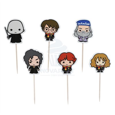 PME SET 12 CAPSULAS + 12 TOPPER CUPCAKES H. POTTER