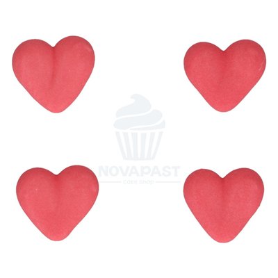 FUNCAKES SET OF 8 RED SUGAR HEARTS