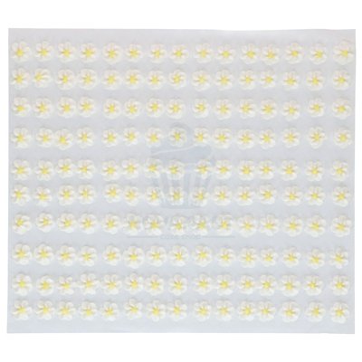 FUNCAKES CAJA DE 492 FLORES DE AZUCAR BL/AMARILLA