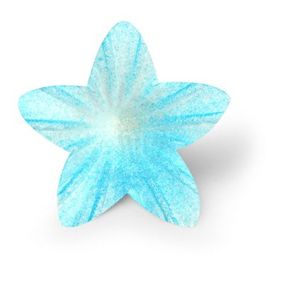 MODECOR CAJA DE 400 FLORECILLAS CELESTES OBLEA 2CM