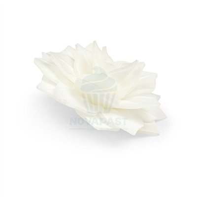 MODECOR CAJA DE 15 ROSAS DE OBLEA BLANCAS 4CM 