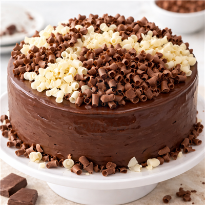 IDEA CHOC 1KG BOX WHITE CHOCOLATE CURLS