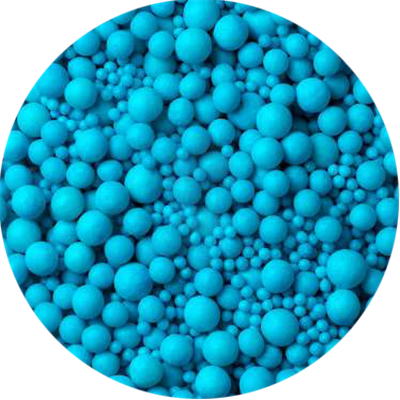 NOVAPAST 100GR. PERLAS MIX CELESTE MATE 3,7,10 MM