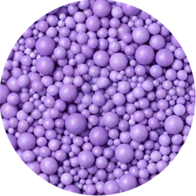 NOVAPAST 100GR. PERLAS MIX VIOLETA 3,5,7,10 MM