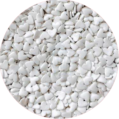 SPRINKLES CŒURS BLANCS 80GR NOVAPAST