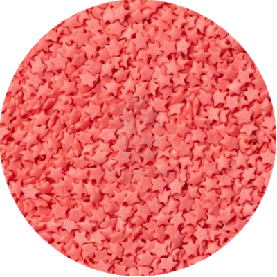 NOVAPAST 80GR PINK STAR SPRINKLES