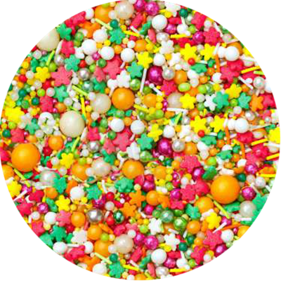 MÉLANGE DE SPRINKLES "GARDENS" 100GR NOVAPAST