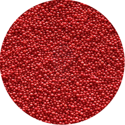 PERLES DE SUCRE ROUGES 3MM NOVAPAST 100GR