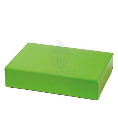 DECORA CAJA PARA DULCES PISTACHO 23X16X5H CM