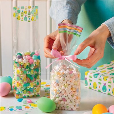 DECORA SET 10 BLONDAS PAPEL 30CM POLLITOS DIVERT.