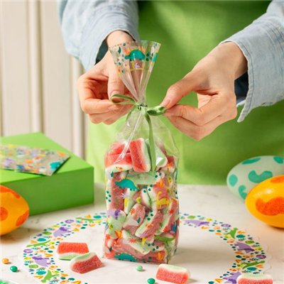 DECORA SET 10 BLONDAS PAPEL 30CM DINOSAURIOS