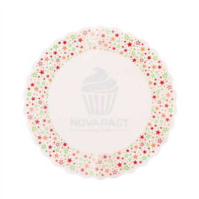 DECORA SET 10 BLONDAS PAPEL 30CM FLOR DE PASCUA