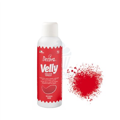 DECORA SPRAY ALIMENARIO TERCIOPELO ROJO 100ML