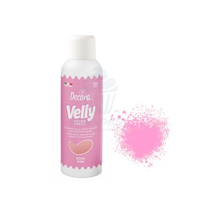 DECORA SPRAY ALIMENARIO TERCIOPELO ROSA 100ML