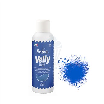DECORA SPRAY ALIMENARIO TERCIOPELO AZUL 100ML