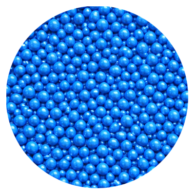 Perles de sucre bleues 5 mm - NOVAPAST 100g