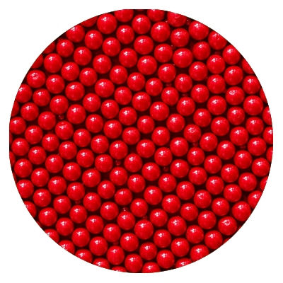 Perles de sucre rouges 5 mm - NOVAPAST 100g