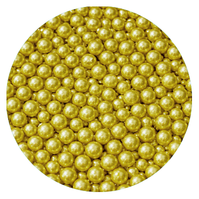 Perles de sucre jaunes 5 mm - NOVAPAST 1KG