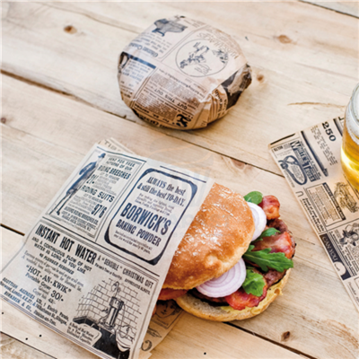 500 BOLSAS ABIERTAS 2 LADOS ANTIGRASA 16X16CM KRAF