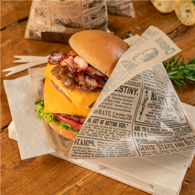 500 BOLSAS ABIERTAS 2 LADOS ANTIGRASA 16X16CM KRAF