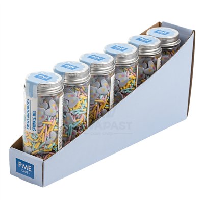 PME BOTE 57GR. SPRINKLES MARIPOSAS TONOS PASTEL