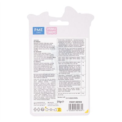 PME BLISTER SPRINKLES LAZOS PASTEL 25GR.