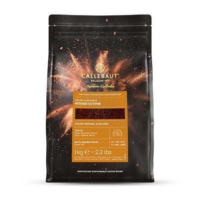 CACAO PURO EN POLVO CALLEBAUT  ROUGE ULTIME 1KG