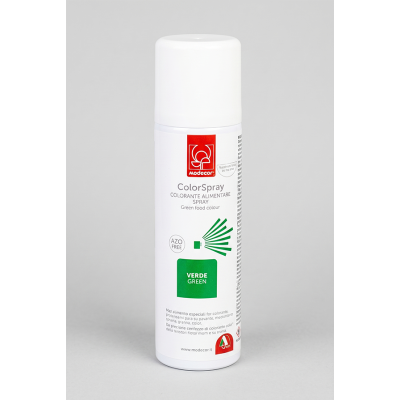 "Spray Colorante Verde MODECOR (250 ml) - Da vida a tus postres"