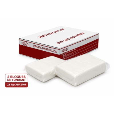 "Masterline Fondant Blanco - Calidad Superior en Pastelería (5 Kgs)"