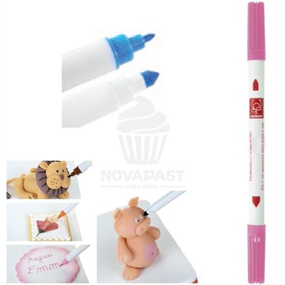 Rotulador Alimentario Doble punta "Amarillo" (Und)