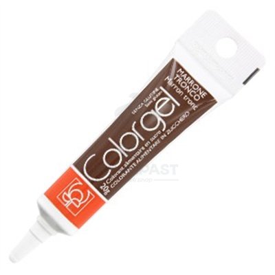 Colorante En Gel Marrón chocolate (Tubo 20 Grms)