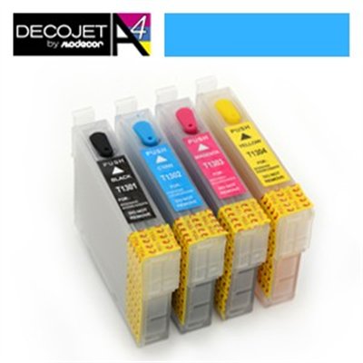 Decojet A4 Cartucho "Magenta" Tinta alimentar (Und)