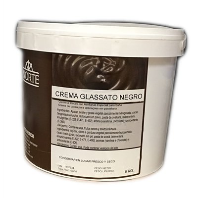 CREME PARA BANHO GLASSATO PRETO (BALDE 6 KGS)