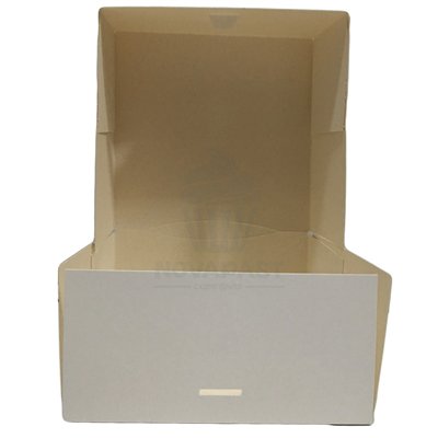 CAJA PARA PASTAS BLANCA 26X26 "ALTURA 13CMS" (UND)