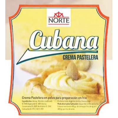 PREPARADO CREMA PASTELERA CUBANA (BOLSA 1 KG)