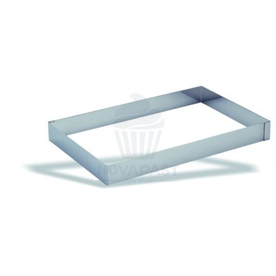 MARCO ACERO INOX. 60X40 CMS ALTURA 4,5 CMS (UND)