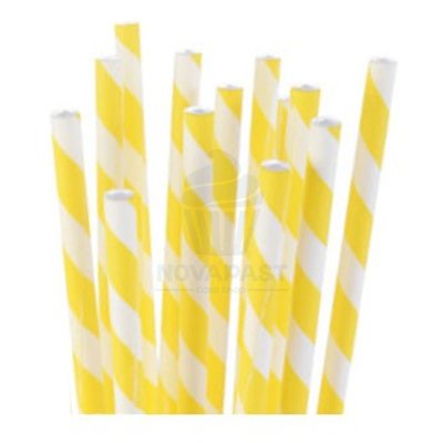 PALITOS PARA CAKEPOPS ESPIRAL "AMARILLO" (24 UNDS)