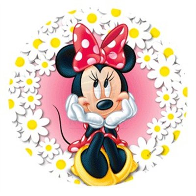 OBLEIA REDONDA "MINNIE" 21 CM (UND)