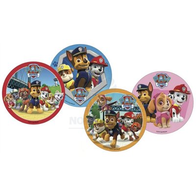 OBLATA REDONDA "PATRULHA CANINA" 21 CMS (UND)