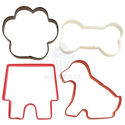 SET 4 CORTADORES WILTON "MASCOTAS" (4 PZS)