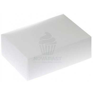 BOÎTE POUR PÂTES BLANCHE 27X18 "HAUTEUR 8CM" (UNITÉ)